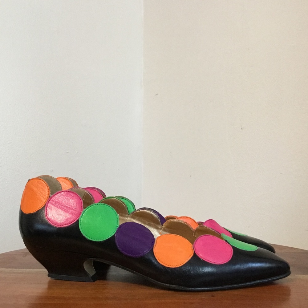 Vintage Proxy Multi Color Heels Size 6